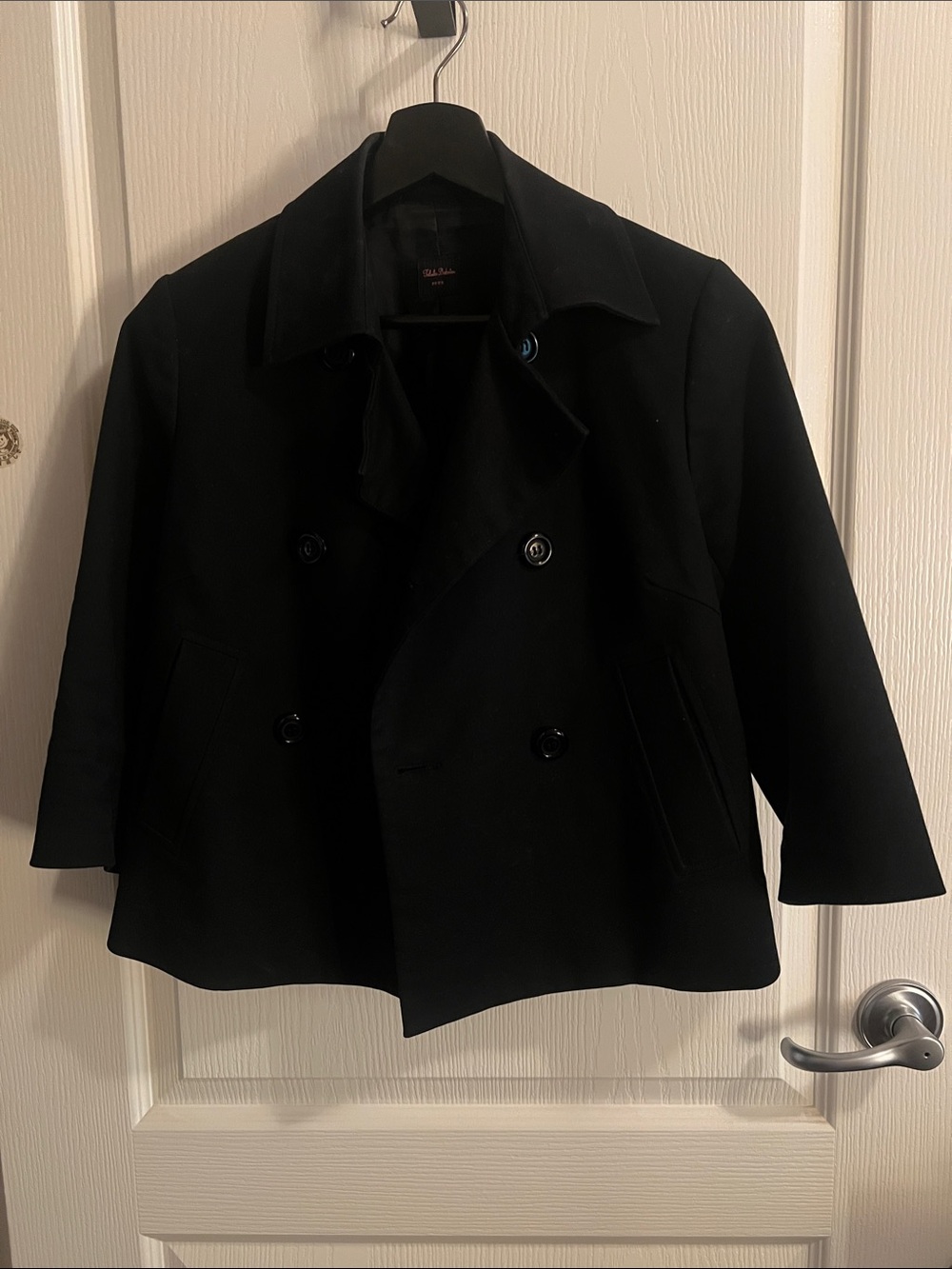Talula Babaton Cropoed, 3/4 sleeve pea coat style blazer